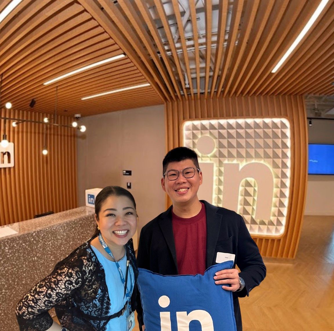 With the LinkedIn team