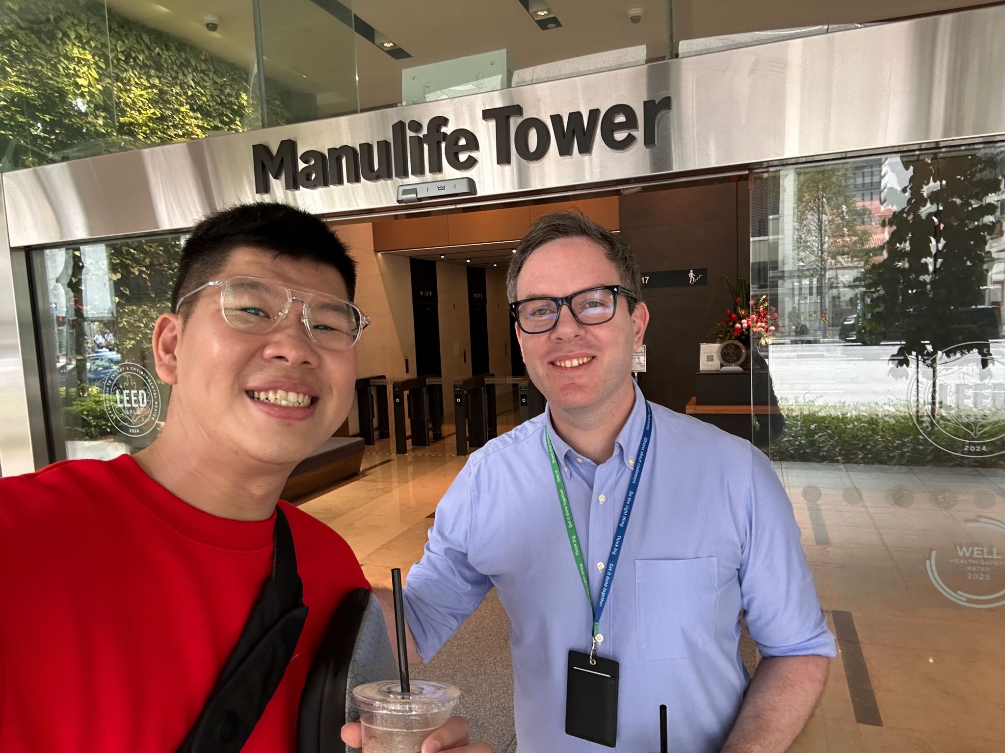 Meeting clients in the industry